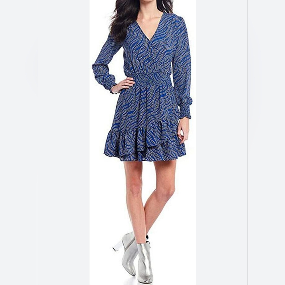 Michael Kors Faux Wrap Dress~size Medium - Picture 2 of 16